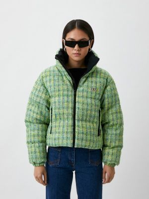 Утепленная демисезонная куртка Karl Lagerfeld зеленая