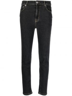 Skinny fit džinsai slim fit Moschino Jeans juoda