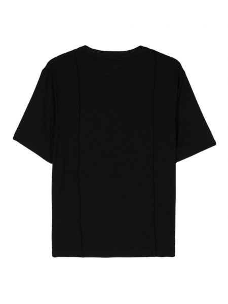 T-krekls ar apaļu kakla izgriezumu Peter Do melns