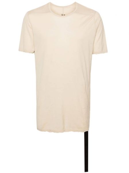 Kokvilnas t-krekls Rick Owens Drkshdw bēšs