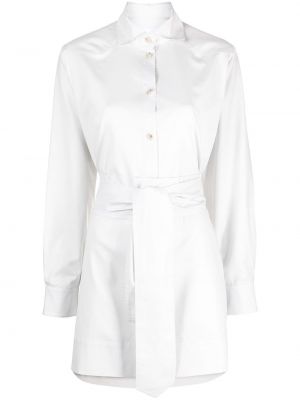 Vestido camisero Raquette blanco