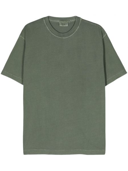 Βαμβακερή μπλούζα Carhartt Wip πράσινο