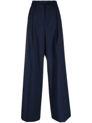 Pantalon taille haute Sportmax bleu