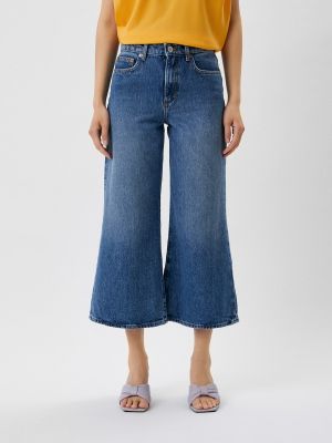 Французские широкие джинсы French Connection, синие