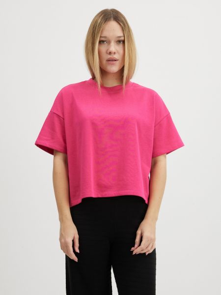 T-krekls Pieces rozā