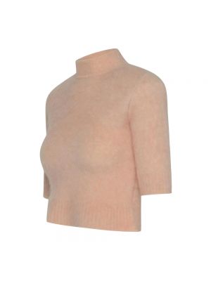 Jersey cuello alto de punto Sportmax rosa