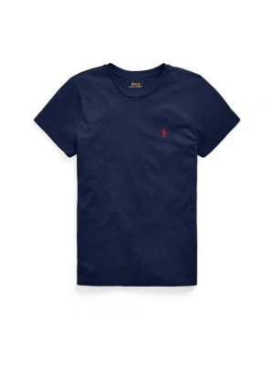 Koszulka bawełniana Ralph Lauren niebieska