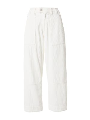 Широки панталони тип „марлен“ Herrlicher бяло