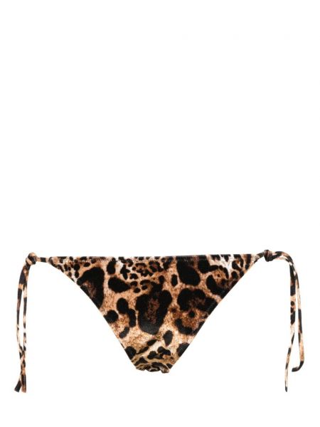 Velours bikini à imprimé à imprimé léopard Vetements