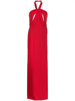 Вечерна рокля от креп Elie Saab червено