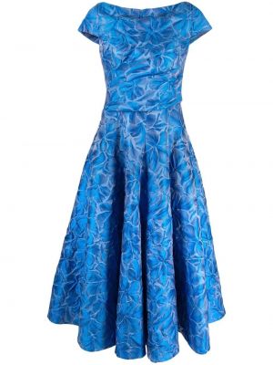 Коктейлна рокля Talbot Runhof синьо