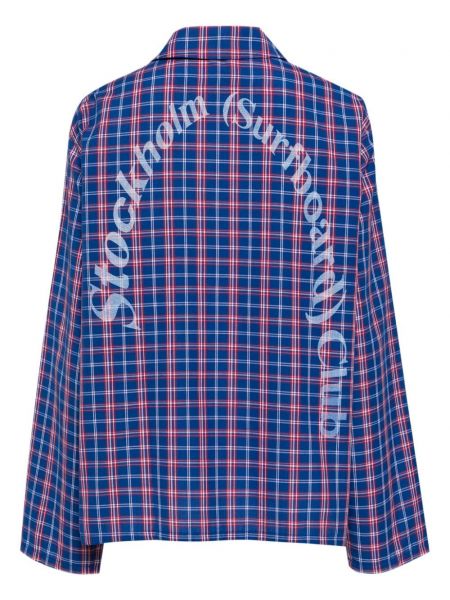 Rūtainas krekls ar apdruku Stockholm Surfboard Club