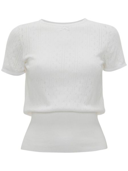 T-shirt i bomuld Jw Anderson hvid