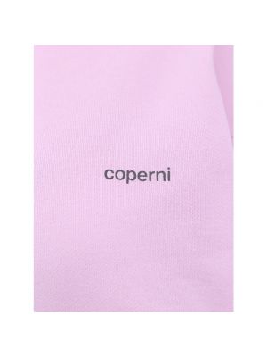 Sudadera con capucha con estampado Coperni rosa