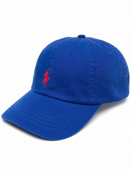 Cappello con visiera ricamato Polo Ralph Lauren blu