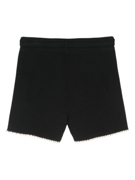 Shorts en coton Jil Sander noir