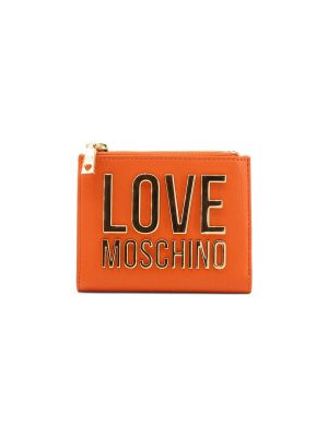 Pénztárca Love Moschino narancsszínű