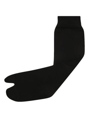 Хлопковые носки Maison Margiela черные