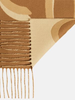 Kašmírový vlnený šál Loewe hnedá