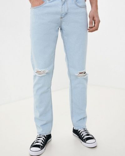 Прямые джинсы Trendyol, голубые