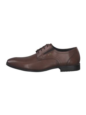 Pantofi derby cu șireturi S.oliver maro