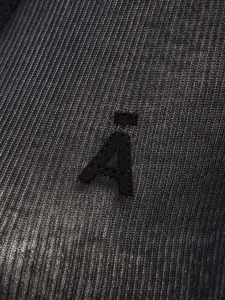 Body de algodón de tela jersey Andreadamo negro