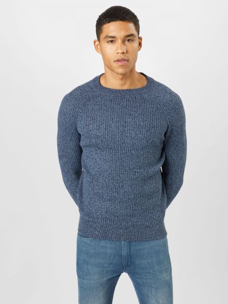Пуловер Burton Menswear London синьо