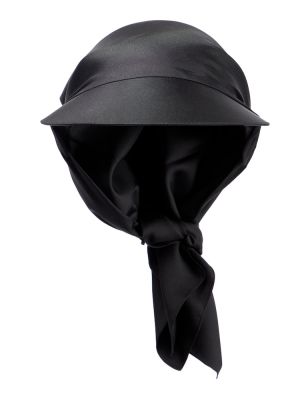 Sombrero de seda The Row negro