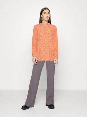 Рубашка Marks & Spencer оранжевая