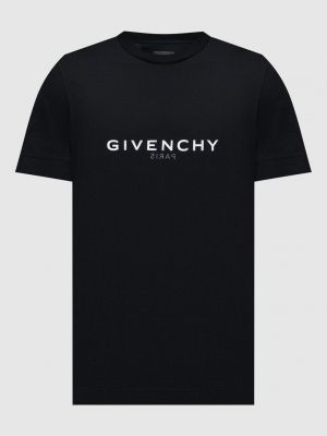 Футболка с принтом Givenchy черная