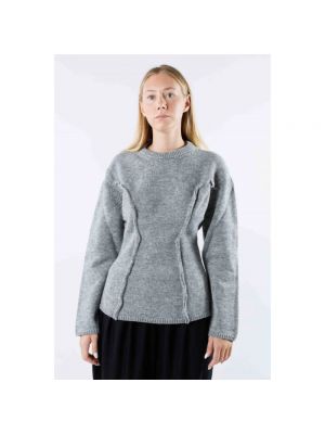 Jersey de lana de tela jersey Comme Des Garçons gris
