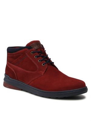 Kotníkové boty Lasocki červené