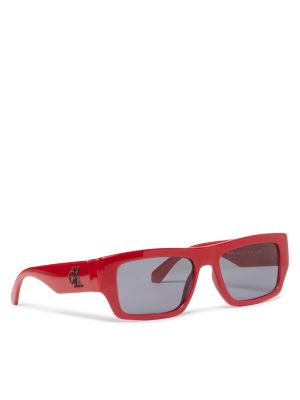 Slnečné okuliare Calvin Klein Jeans červená