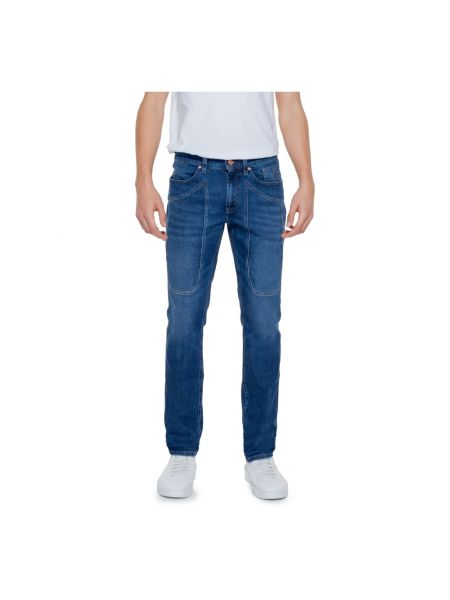 Skinny jeans mit reißverschluss Jeckerson blau