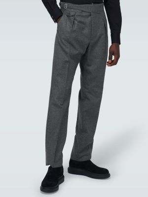 Klasické kalhoty Alexander Mcqueen šedé