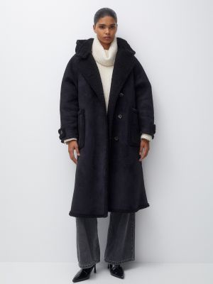 Manteau d'hiver Pull&bear noir