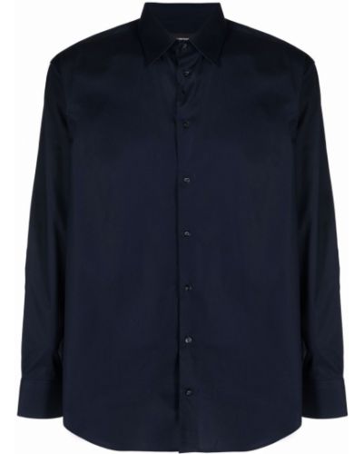 Camisa manga larga Emporio Armani azul