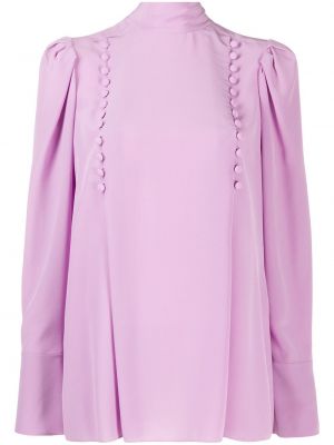 Blusa con botones Givenchy violeta