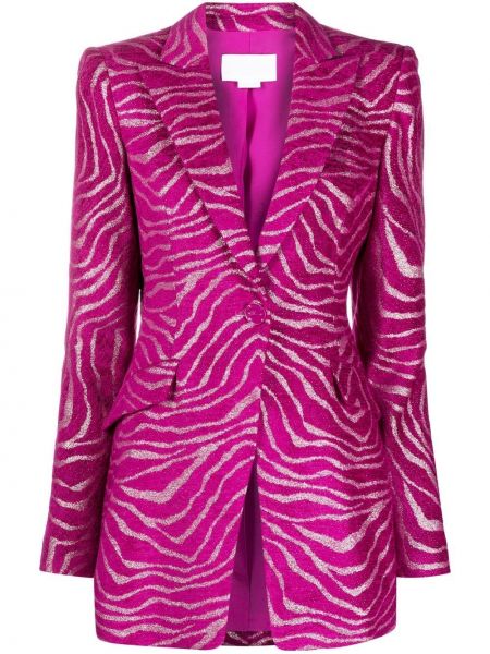 Blazer mit print mit zebra-muster Genny pink