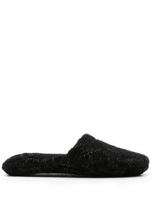 Домашни пантофи Versace черно