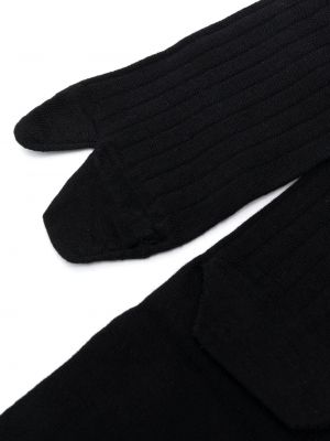 Vilnonės kojines Maison Margiela juoda