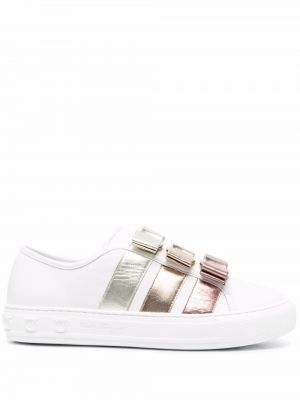 Bue sneakers Salvatore Ferragamo hvit