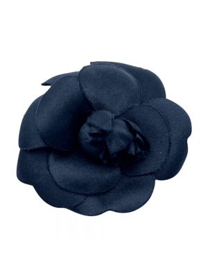 Broszka vintage w kwiaty Chanel Vintage, сzarny