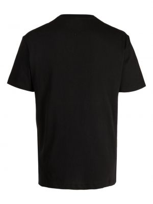 Kokvilnas t-krekls Tommy Jeans melns