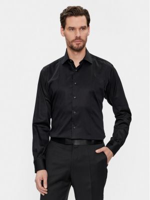 Priliehavá košeľa Karl Lagerfeld čierna