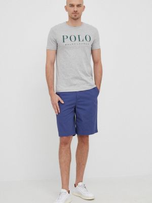 Pamučne kratke hlače Polo Ralph Lauren plava