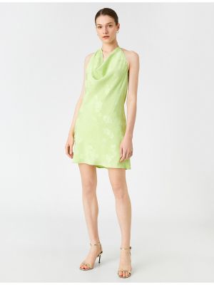 Βραδινό φόρεμα Koton πράσινο