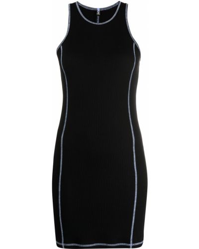 Mini vestido de tela jersey Mcq negro