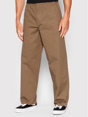 Chinos relaxed fit Vans hnědé