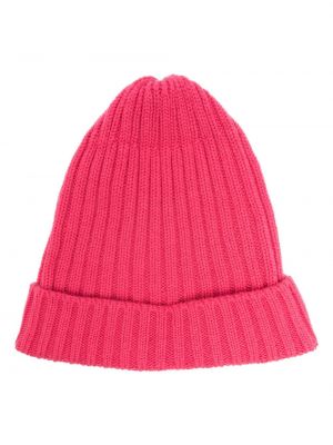 Kaschmir mütze Fedeli pink